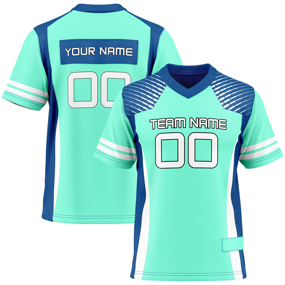 Custom Classic Style D1 Flag Football Jersey Personalized Uniform with Name &amp; Number