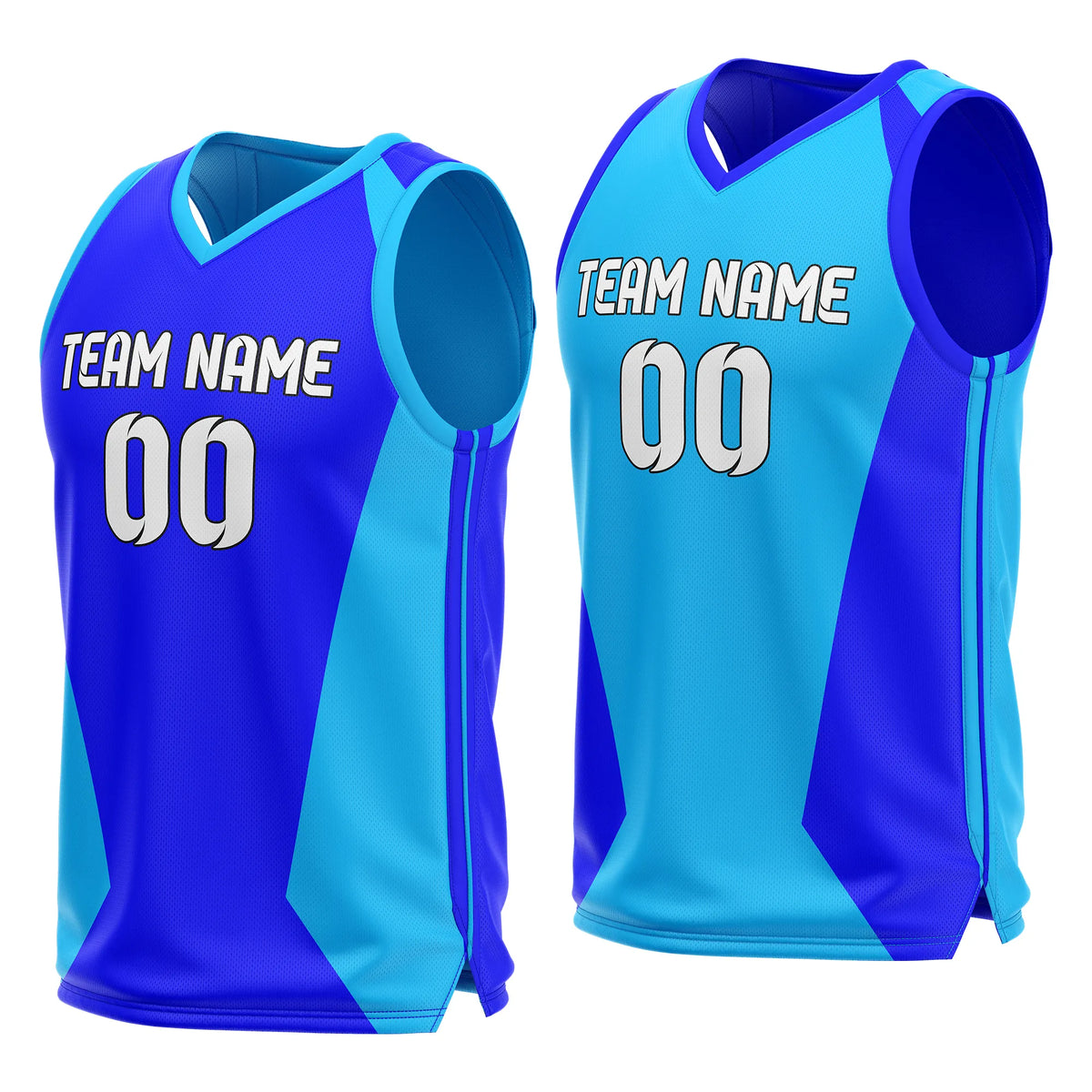 Custom Power Panel Reversible Top Sports Jersey Personalized Uniform with Name & Number