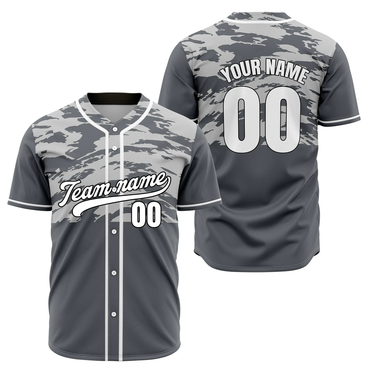 Custom Split Motion Baseball Sports Jersey Personalized Uniform with Name & Number