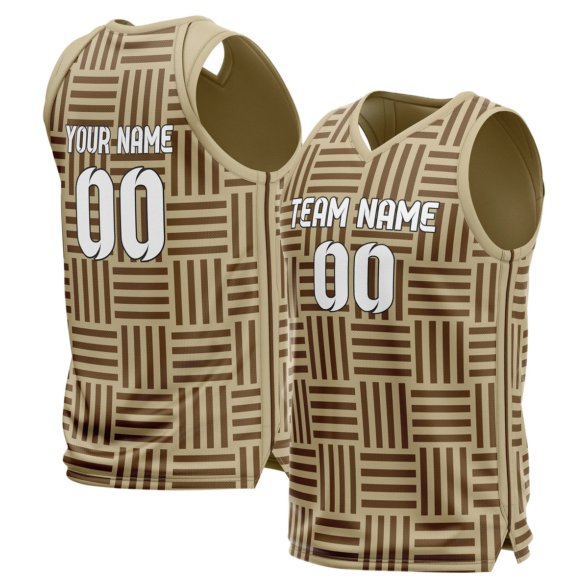 Custom Maze Line Printed Sports Jersey Personalized Uniform with Name &amp; Number