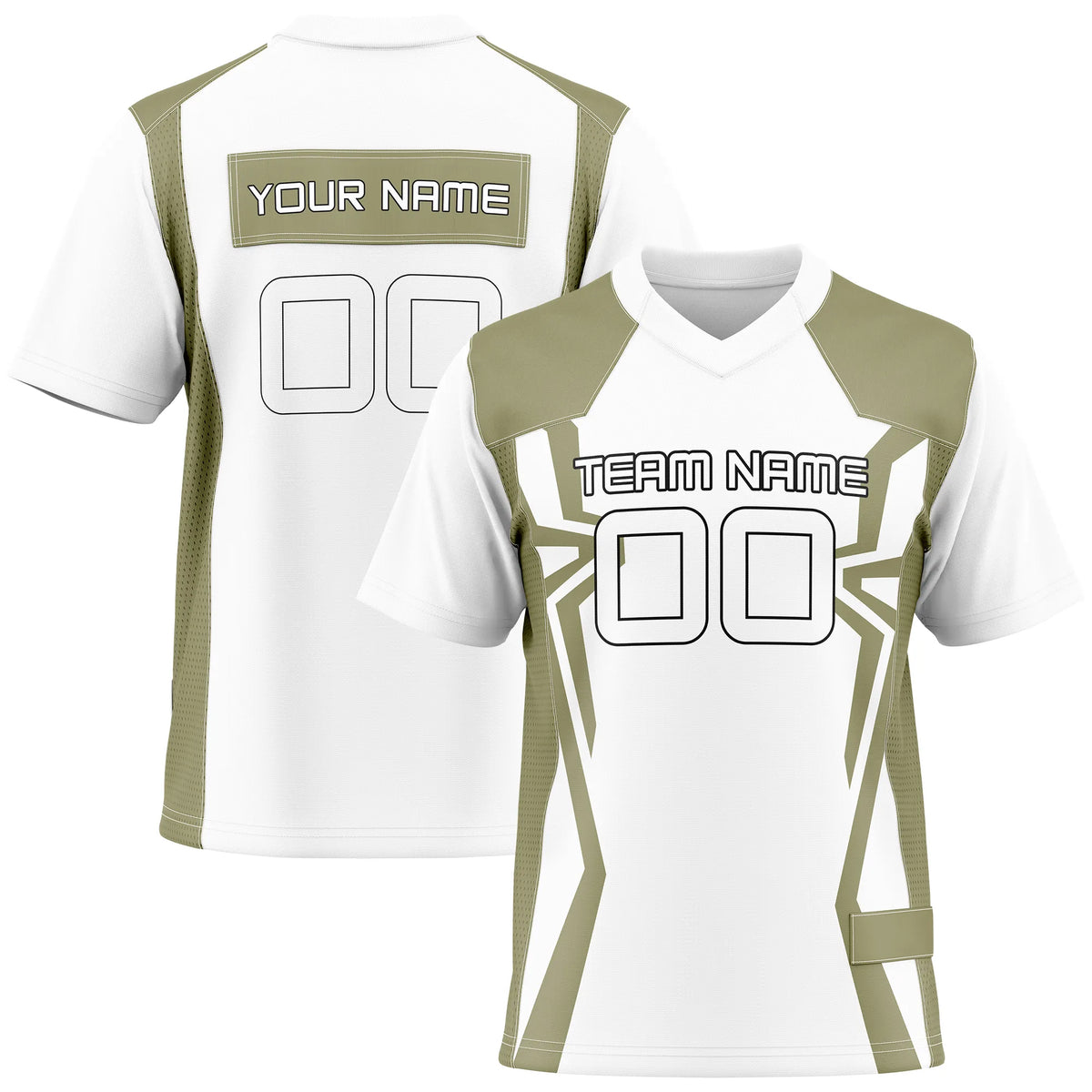 Custom Classic Style D4 Flag Football Jersey Personalized Uniform with Name & Number