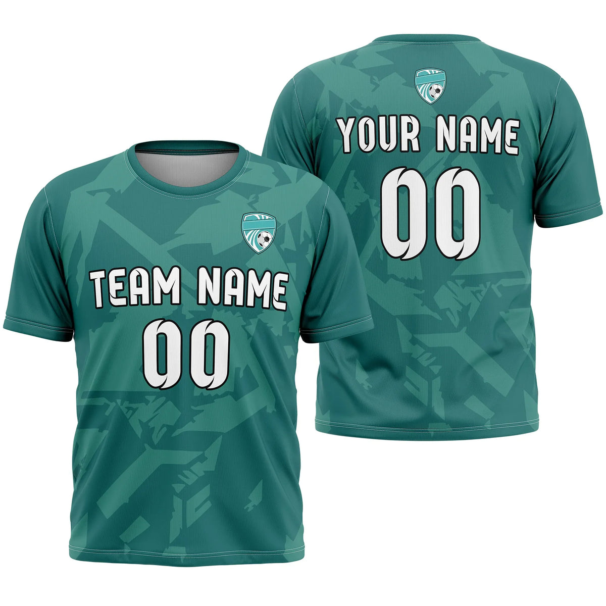 Custom Graffiti Pattern D2 Soccer Jersey Personalized Football Uniform with Name & Number