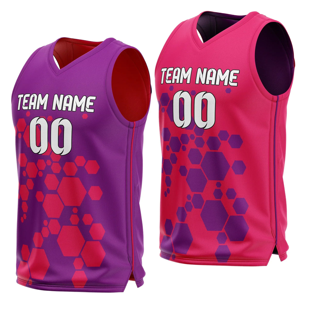 Custom Hive Strike Reversible Top Sports Jersey Personalized Uniform with Name & Number