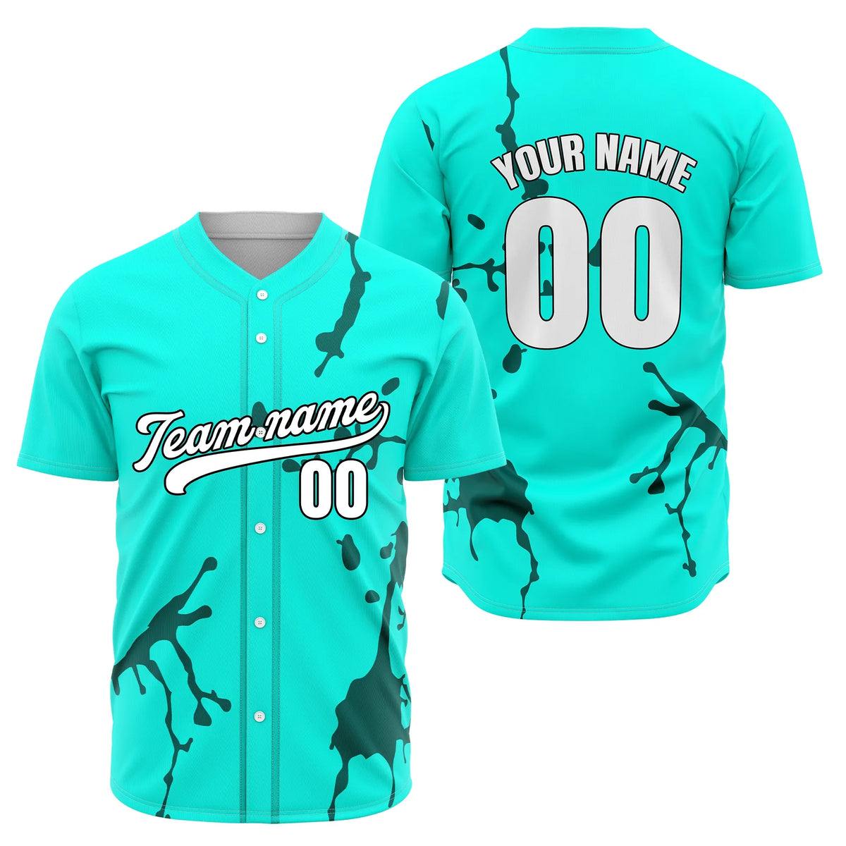 Custom Splash Fusion Sports Jersey Personalized Uniform with Name & Number