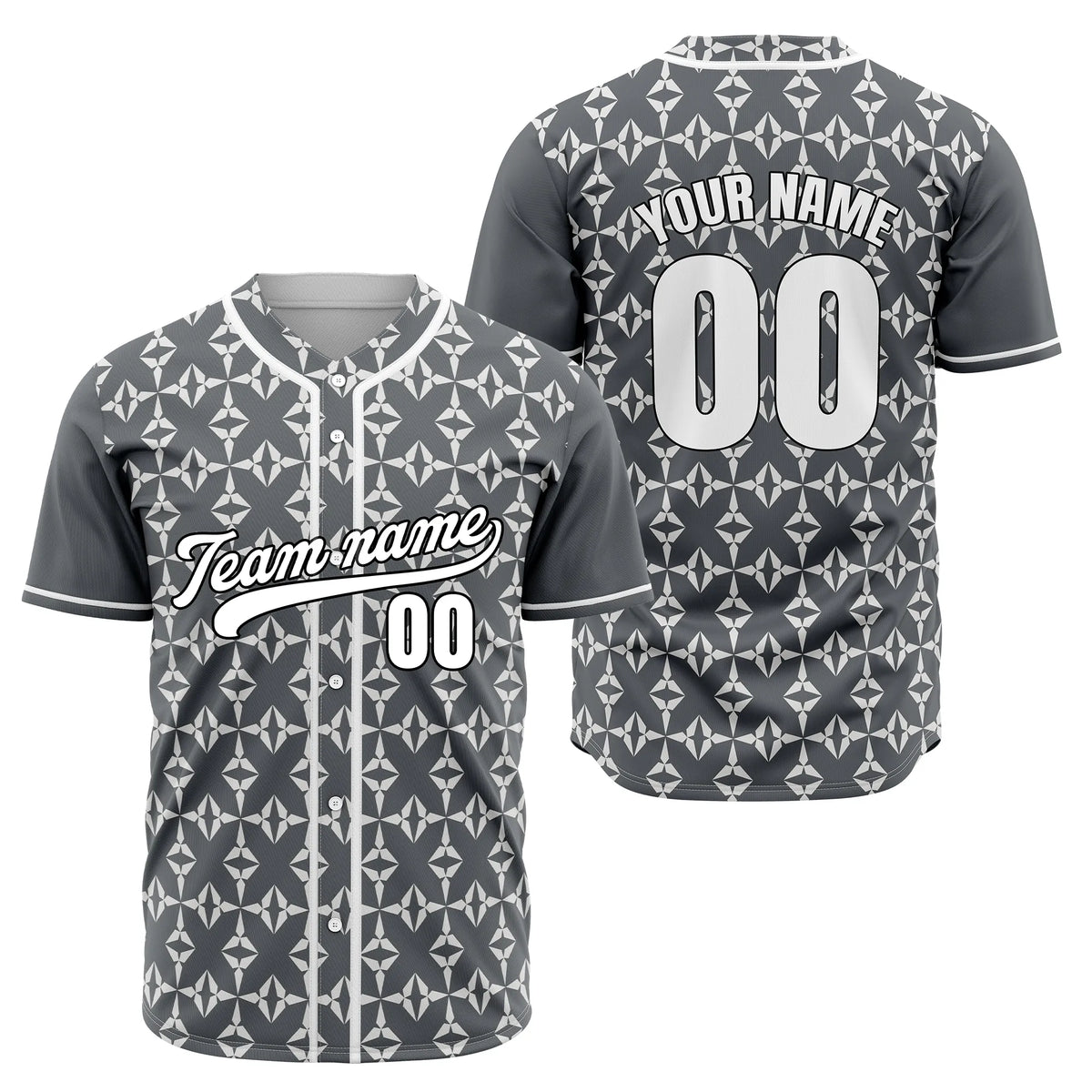 Custom Royal Lattice Baseball Sports Jersey Personalized Uniform with Name & Number