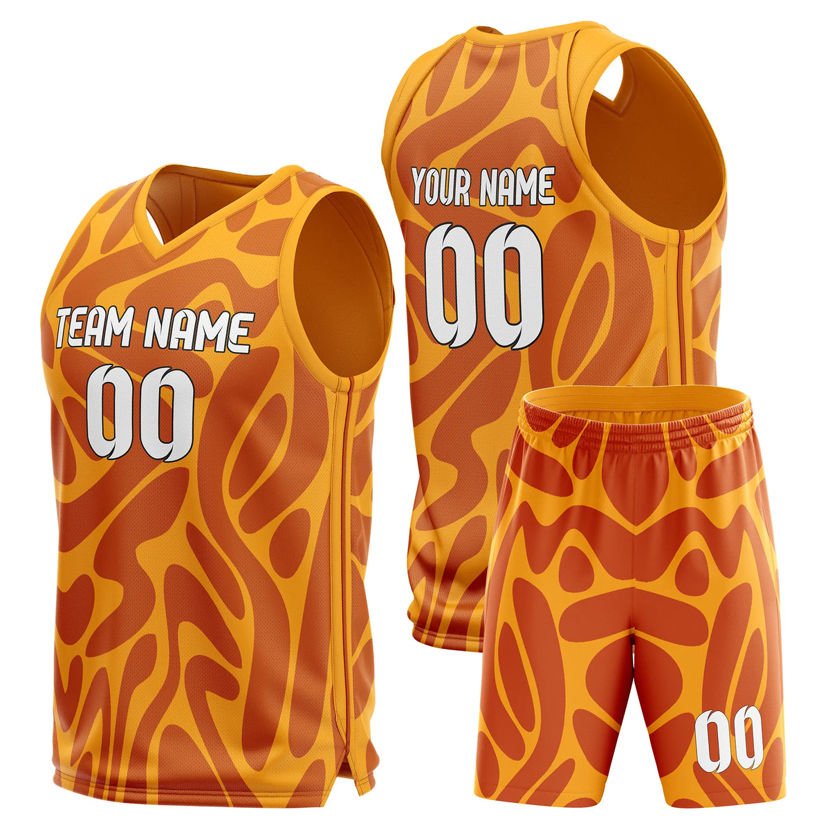 Custom Graphti Pattern Sets Prime Safari Sports Jersey Personalized Uniform with Name & Number