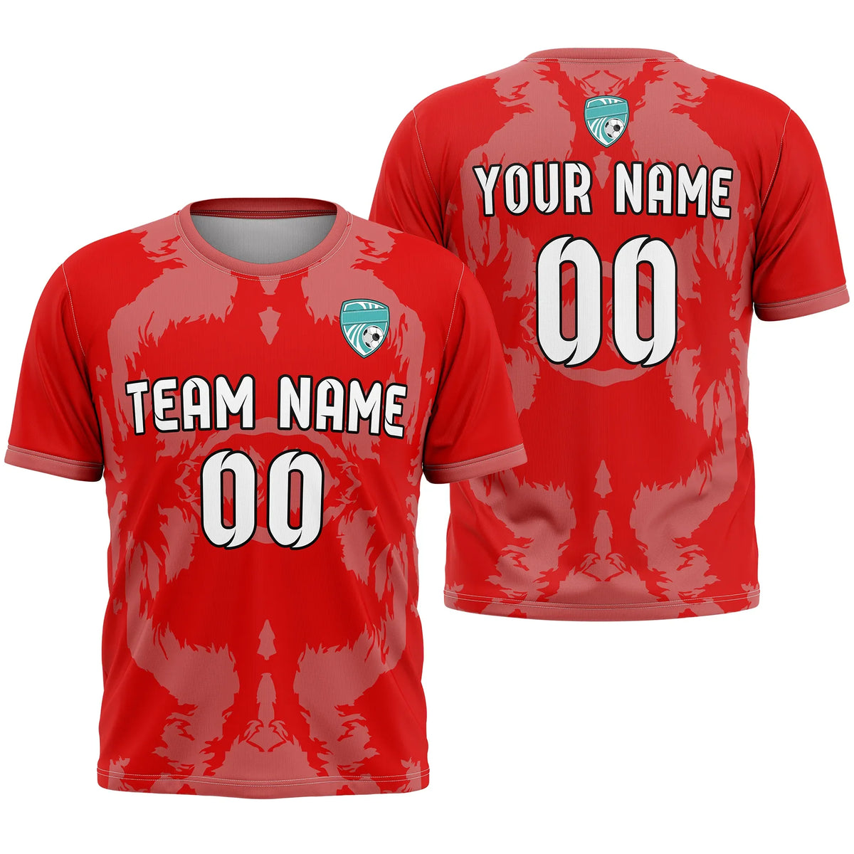 Custom Abstract Pattern D5 Soccer Jersey Personalized Football Uniform with Name & Number