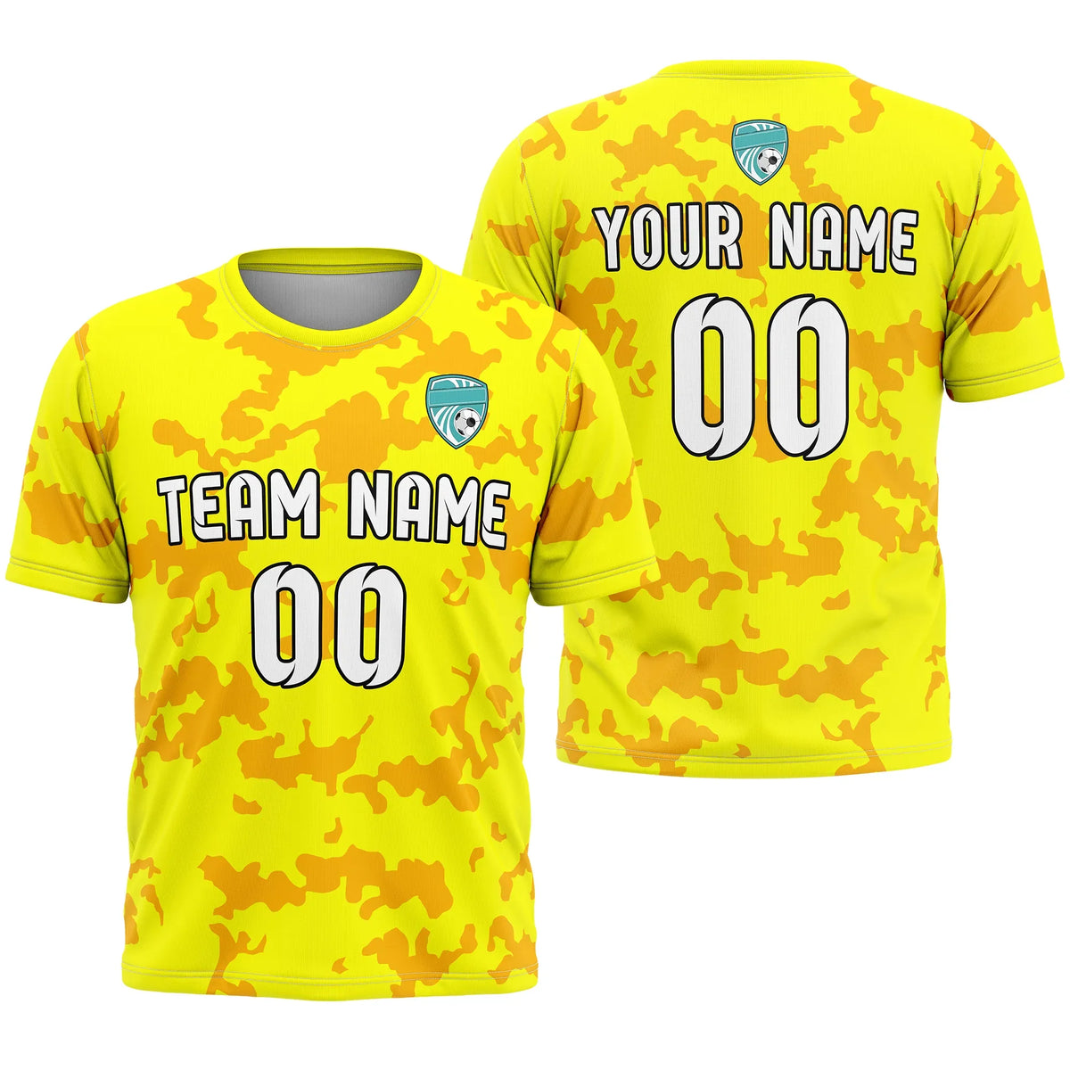Custom Camo D4 Soccer Jersey Personalized Football Uniform with Name & Number
