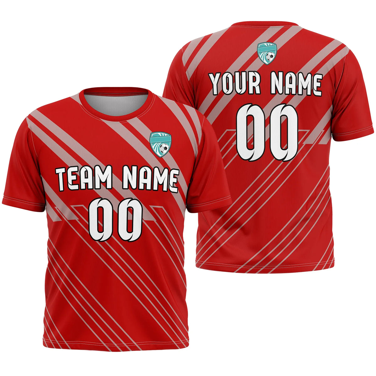 Custom Strip Fashion D4 Soccer Jersey Personalized Football Uniform with Name & Number