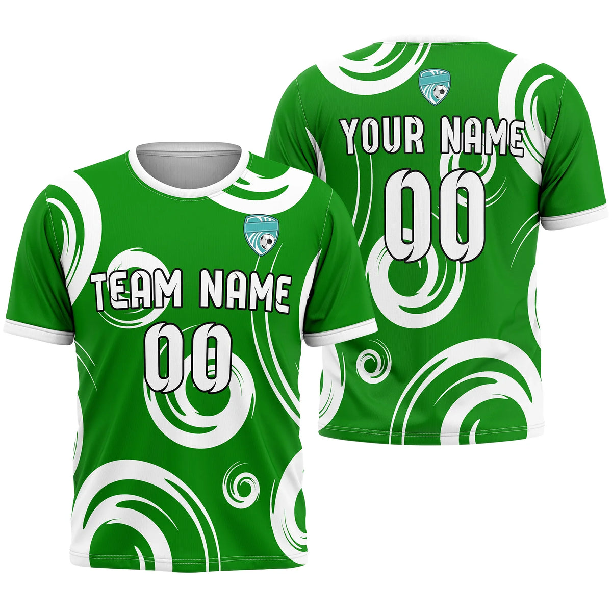 Custom Abstract Pattern D1 Soccer Jersey Personalized Football Uniform with Name & Number