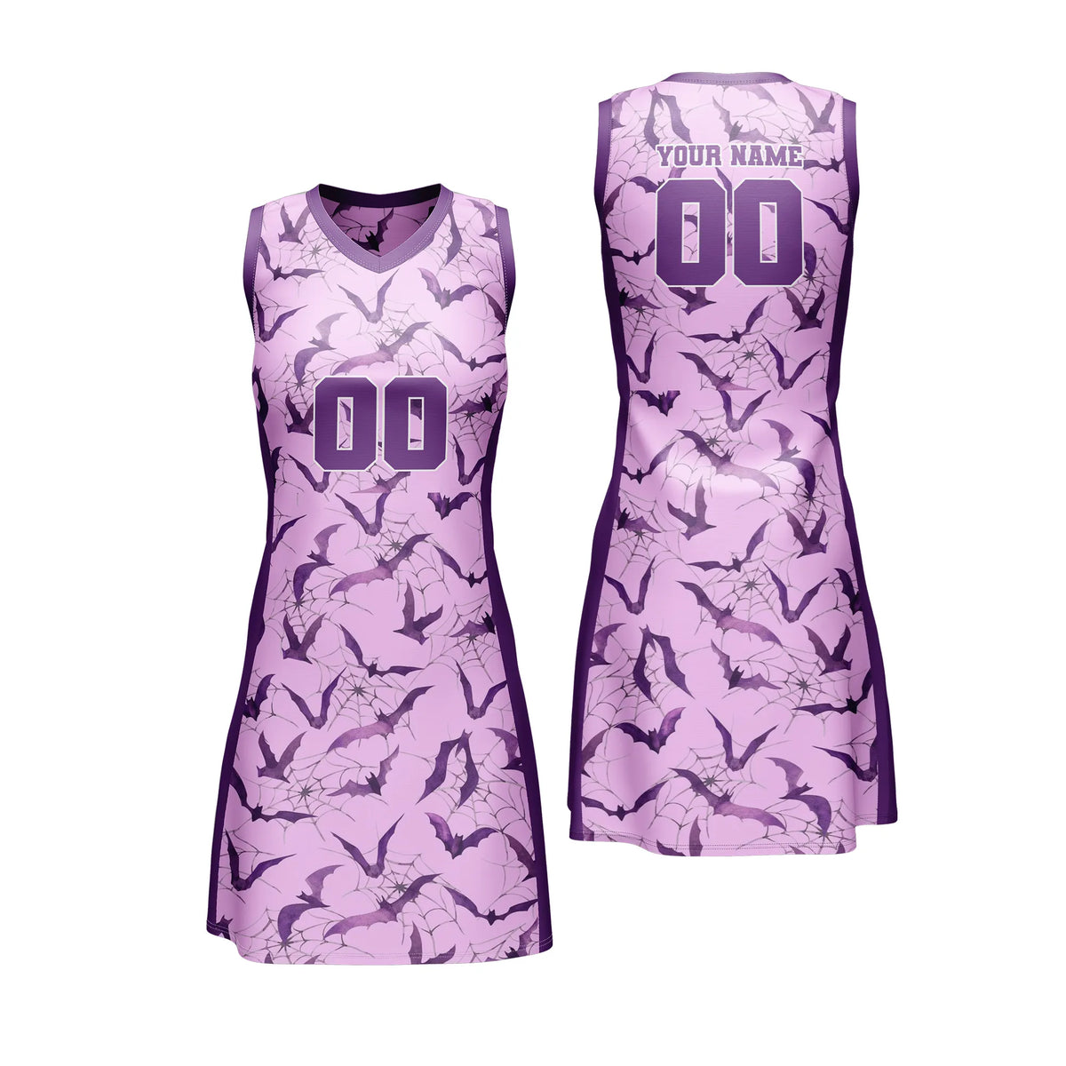 Custom Halloween Netball Jersey D4 Personalized Uniform with Name &amp; Number