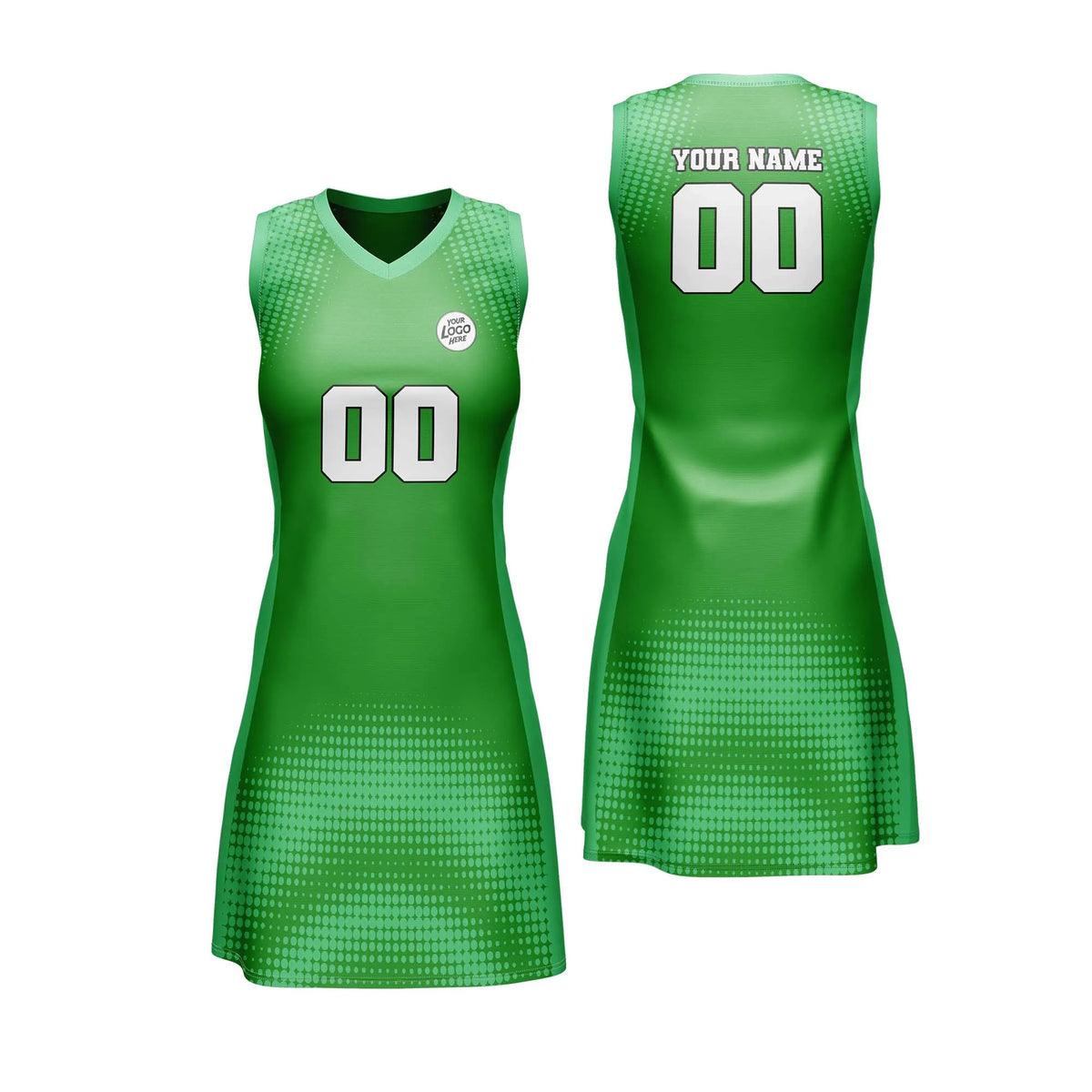 Custom Personalized D1 Retro Pattern Netball Jersey with Name, Number & Team Logo