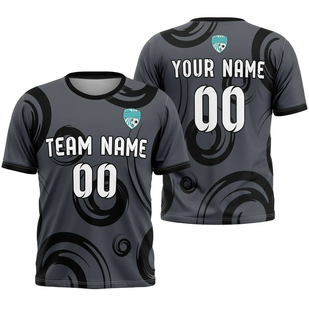 Custom Abstract Pattern D1 Soccer Jersey Personalized Football Uniform with Name & Number