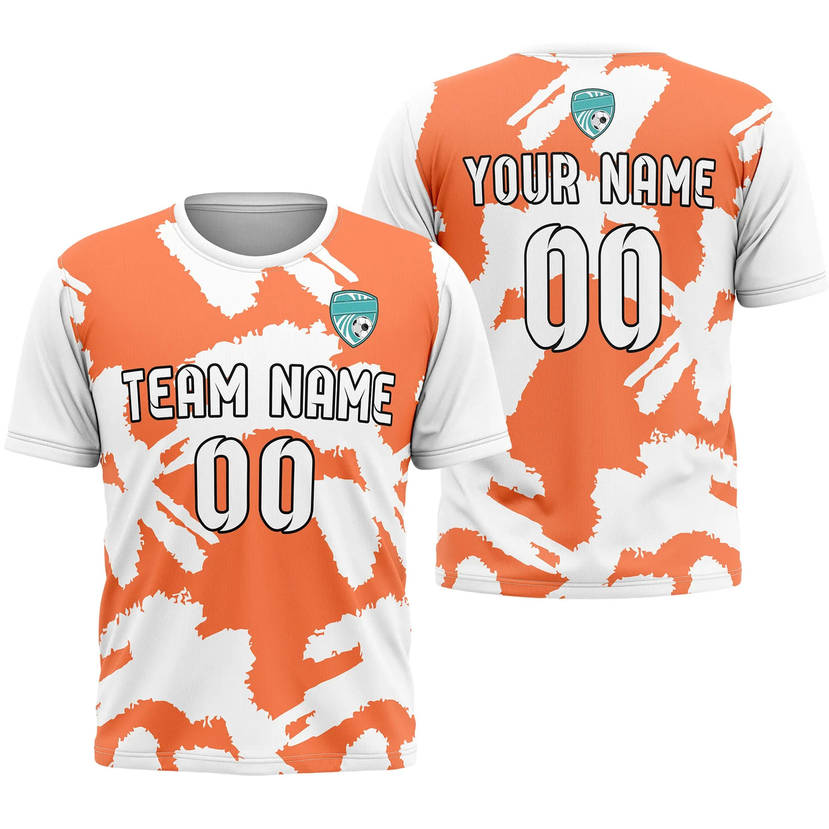 Custom Graffiti Pattern D5 Soccer Jersey Personalized Football Uniform with Name & Number
