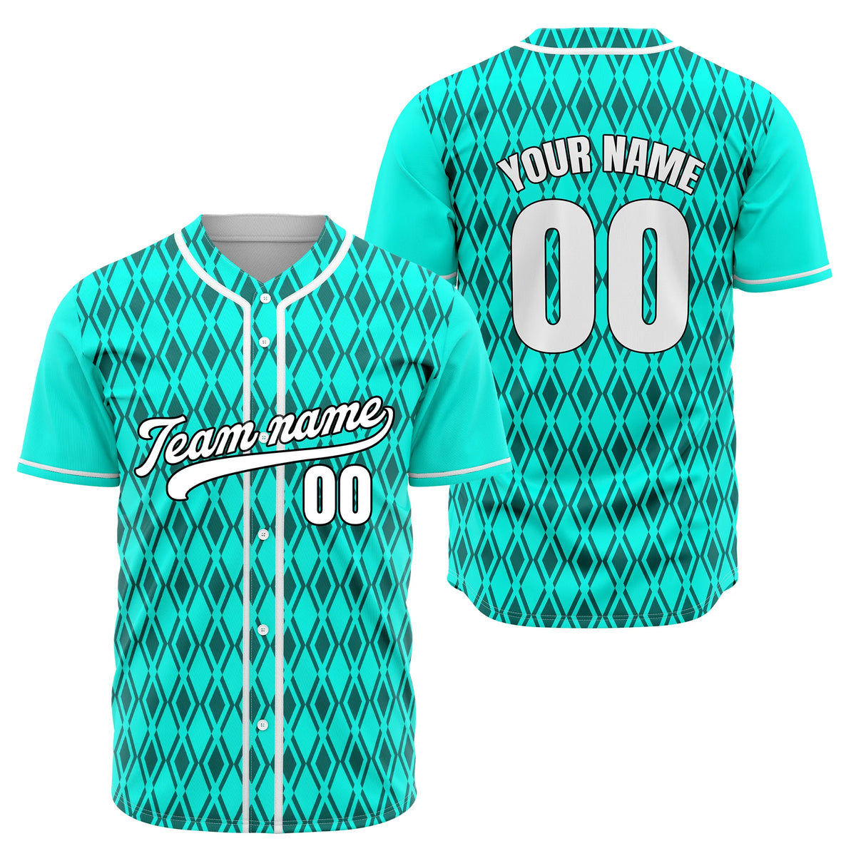 Custom Argyle Strike Baseball Sports Jersey Personalized Uniform with Name &amp; Number