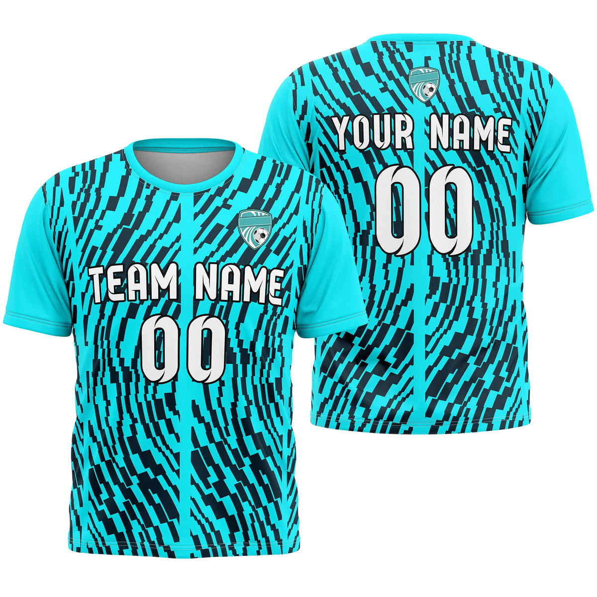 Custom Graffiti Pattern D3 Soccer Jersey Personalized Football Uniform with Name &amp; Number