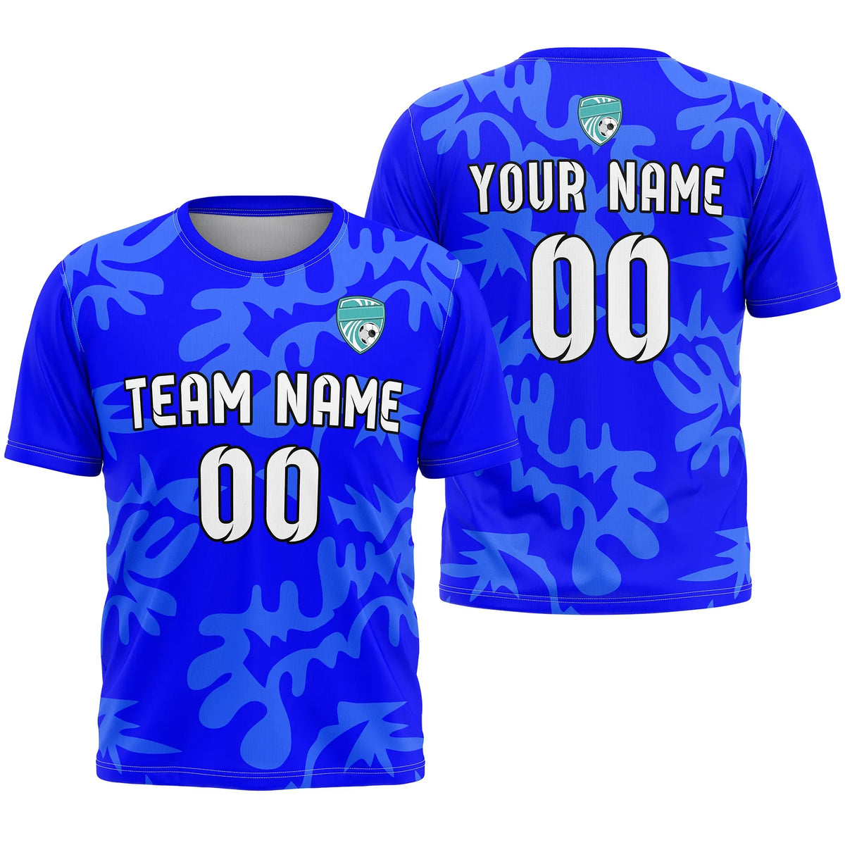 Custom Graffiti Pattern D4 Soccer Jersey Personalized Football Uniform with Name & Number