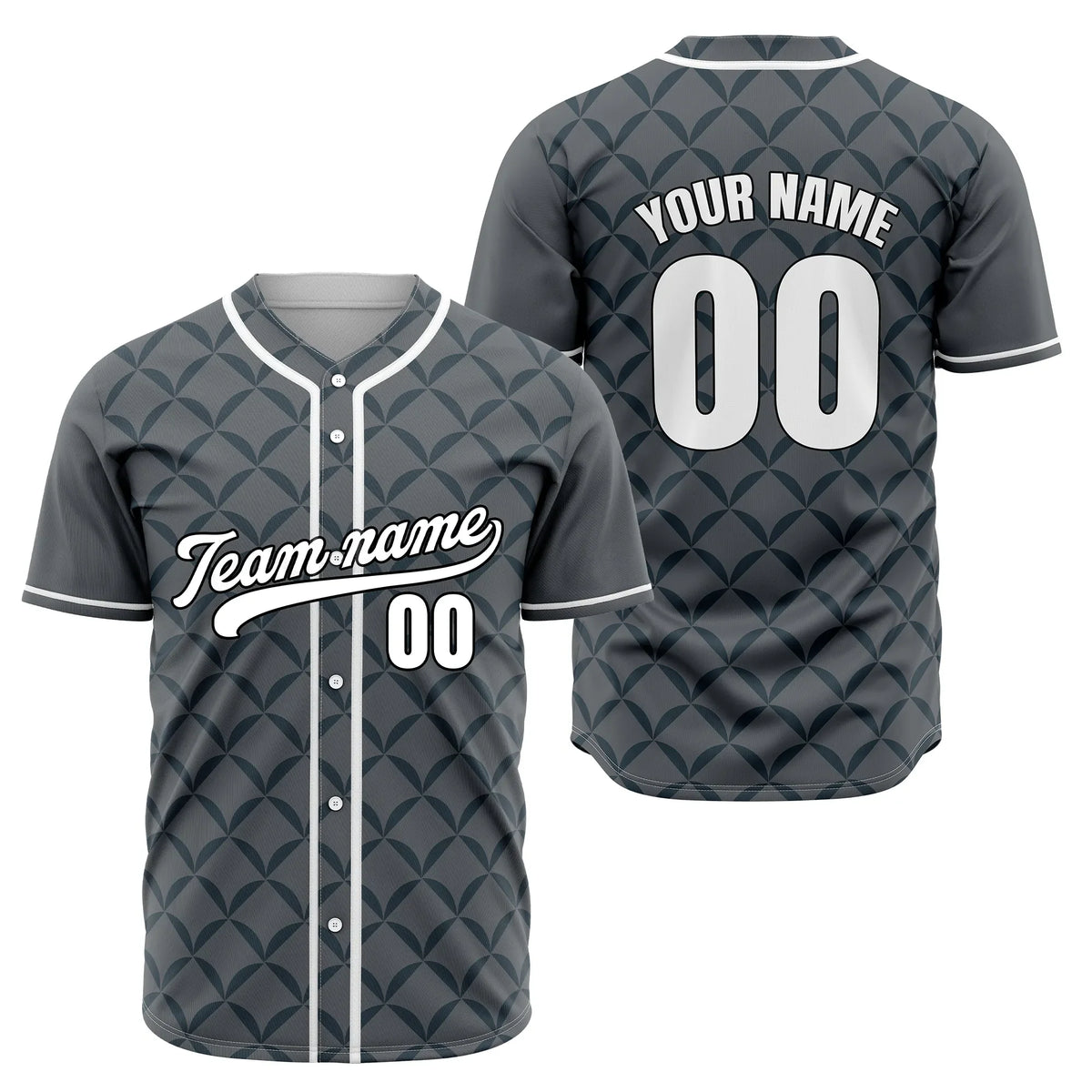 Custom Crystal Grid Baseball Sports Jersey Personalized Uniform with Name & Number
