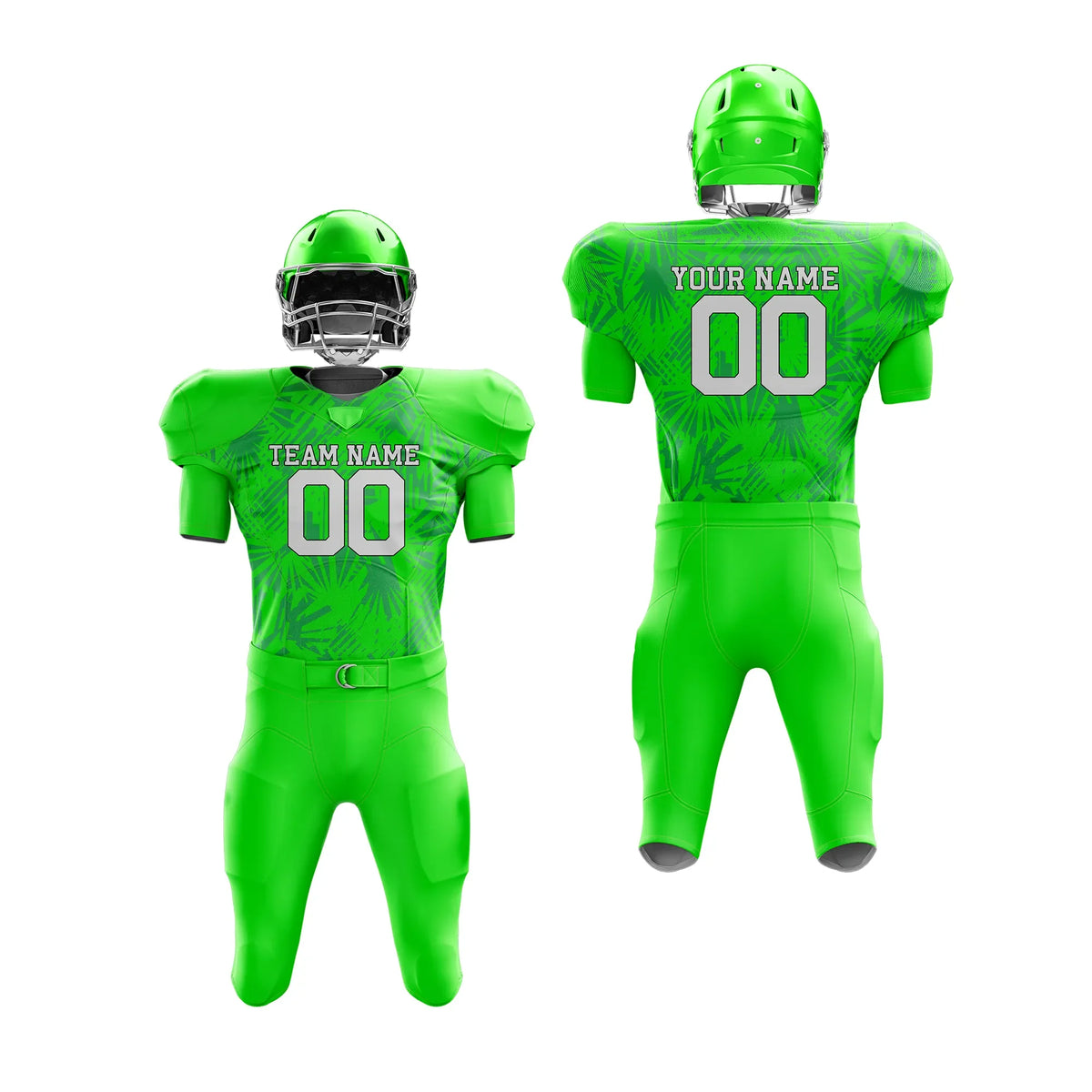 Custom Personalized D1 Full Pattern American Football Jersey with Name, Number & Team Logo