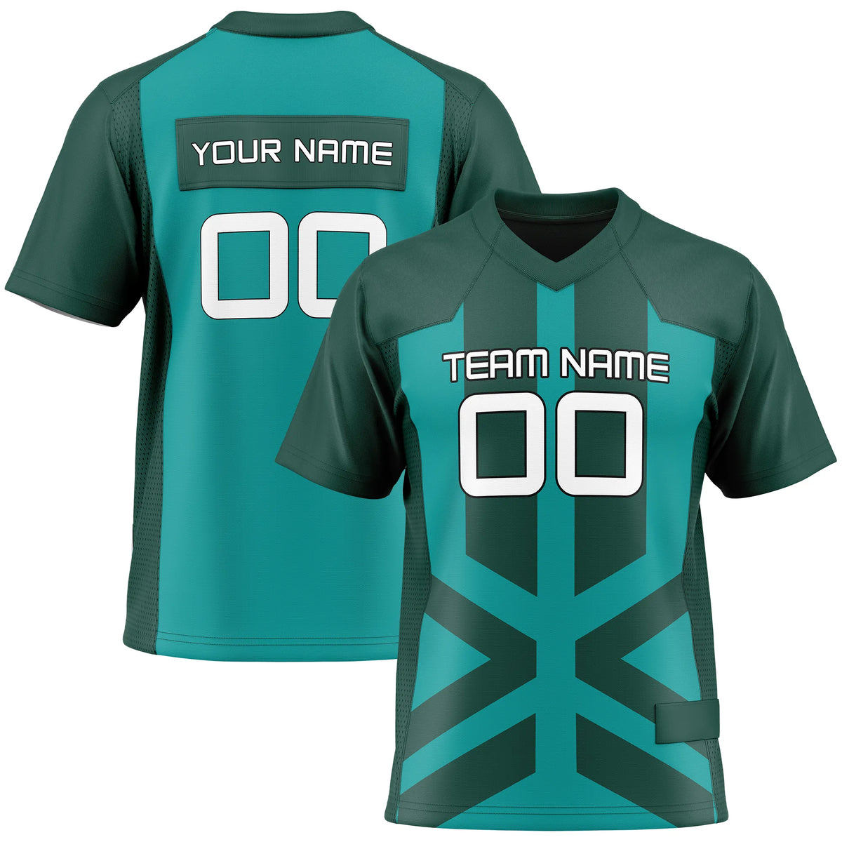 Custom Classic Style D3 Flag Football Jersey Personalized Uniform with Name & Number