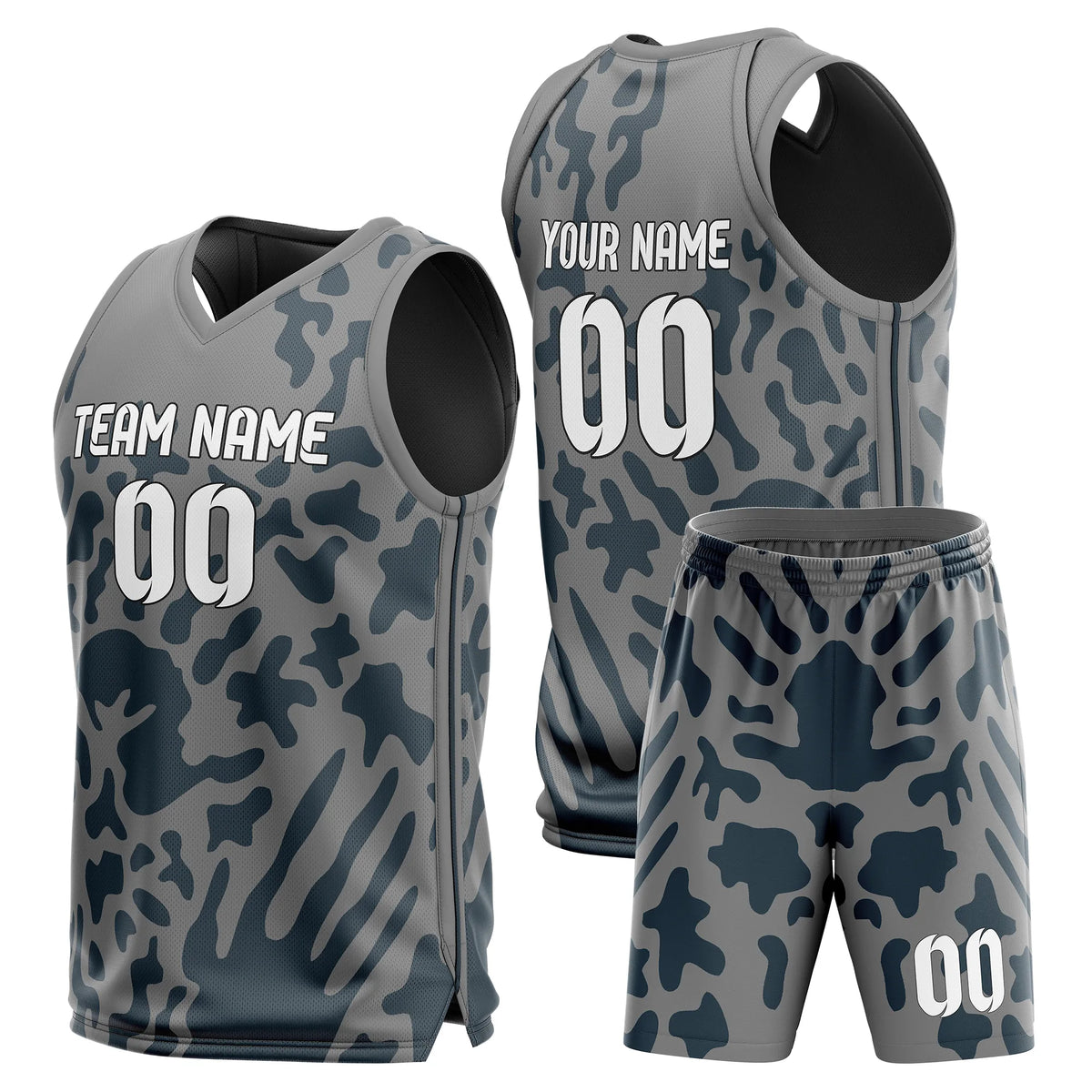 Custom Graphti Pattern Sets Golden Terrain Sports Jersey Personalized Uniform with Name & Number