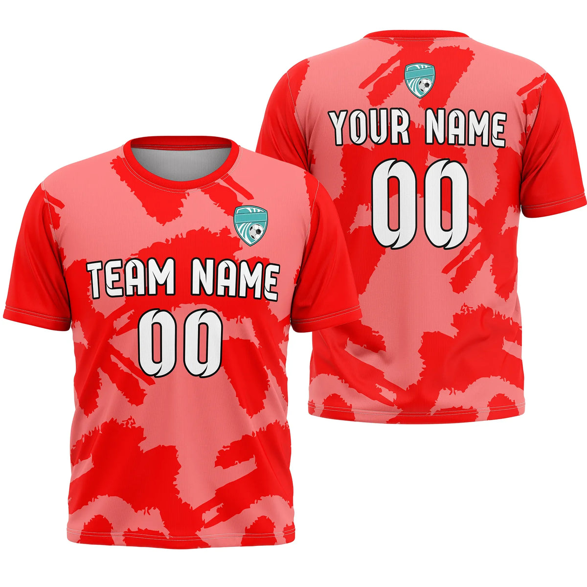 Custom Graffiti Pattern D5 Soccer Jersey Personalized Football Uniform with Name & Number