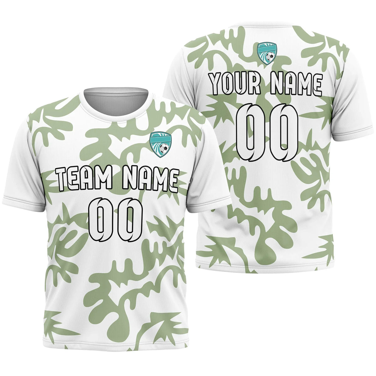 Custom Graffiti Pattern D4 Soccer Jersey Personalized Football Uniform with Name & Number