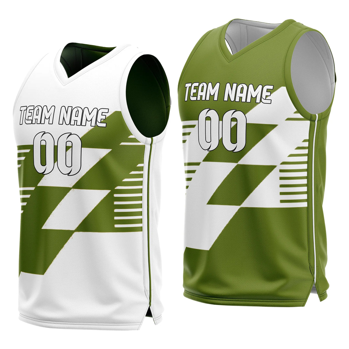Custom Apex Cut Reversible Top Sports Jersey Personalized Uniform with Name & Number