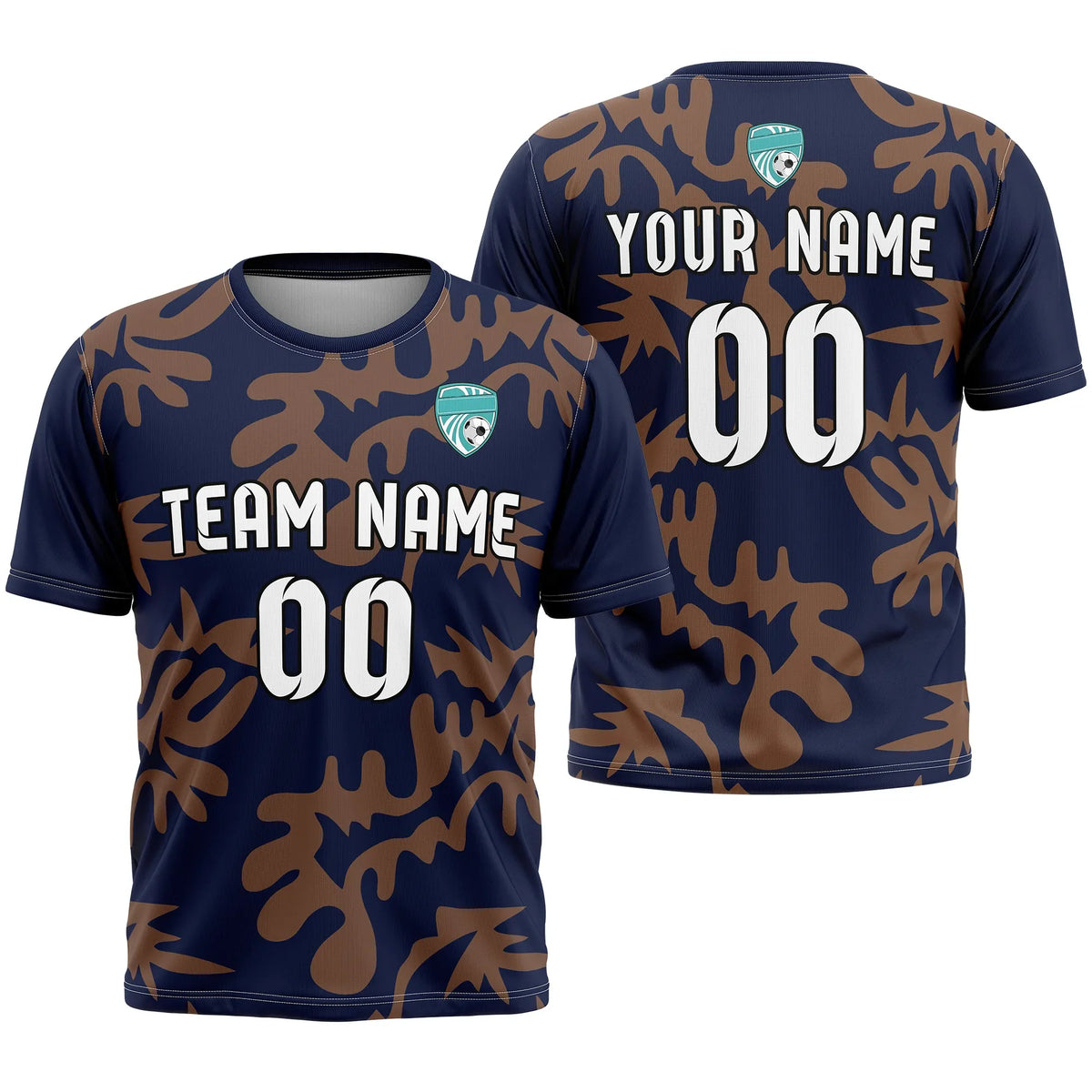 Custom Graffiti Pattern D4 Soccer Jersey Personalized Football Uniform with Name & Number