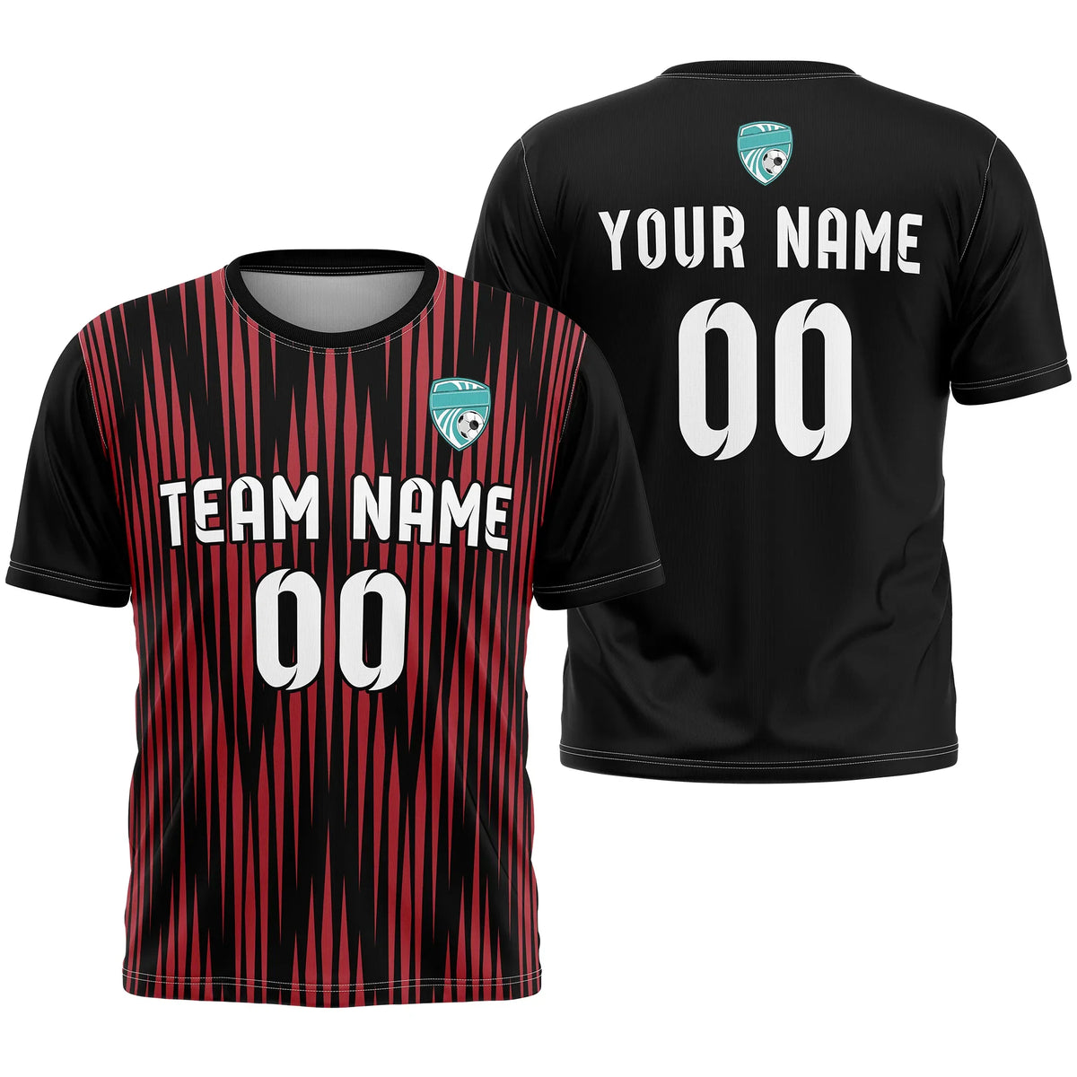 Custom Strip Fashion D1 Soccer Jersey Personalized Football Uniform with Name & Number (Copy)