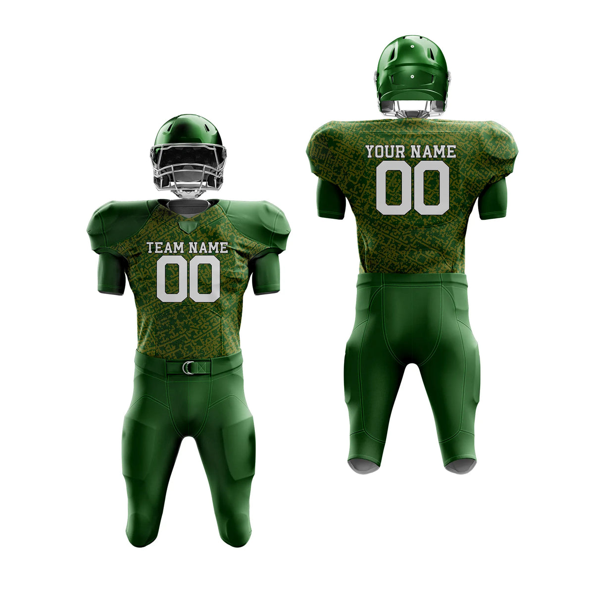 Custom Personalized D5 Graffiti pattern American Football Jersey with Name, Number & Team Logo