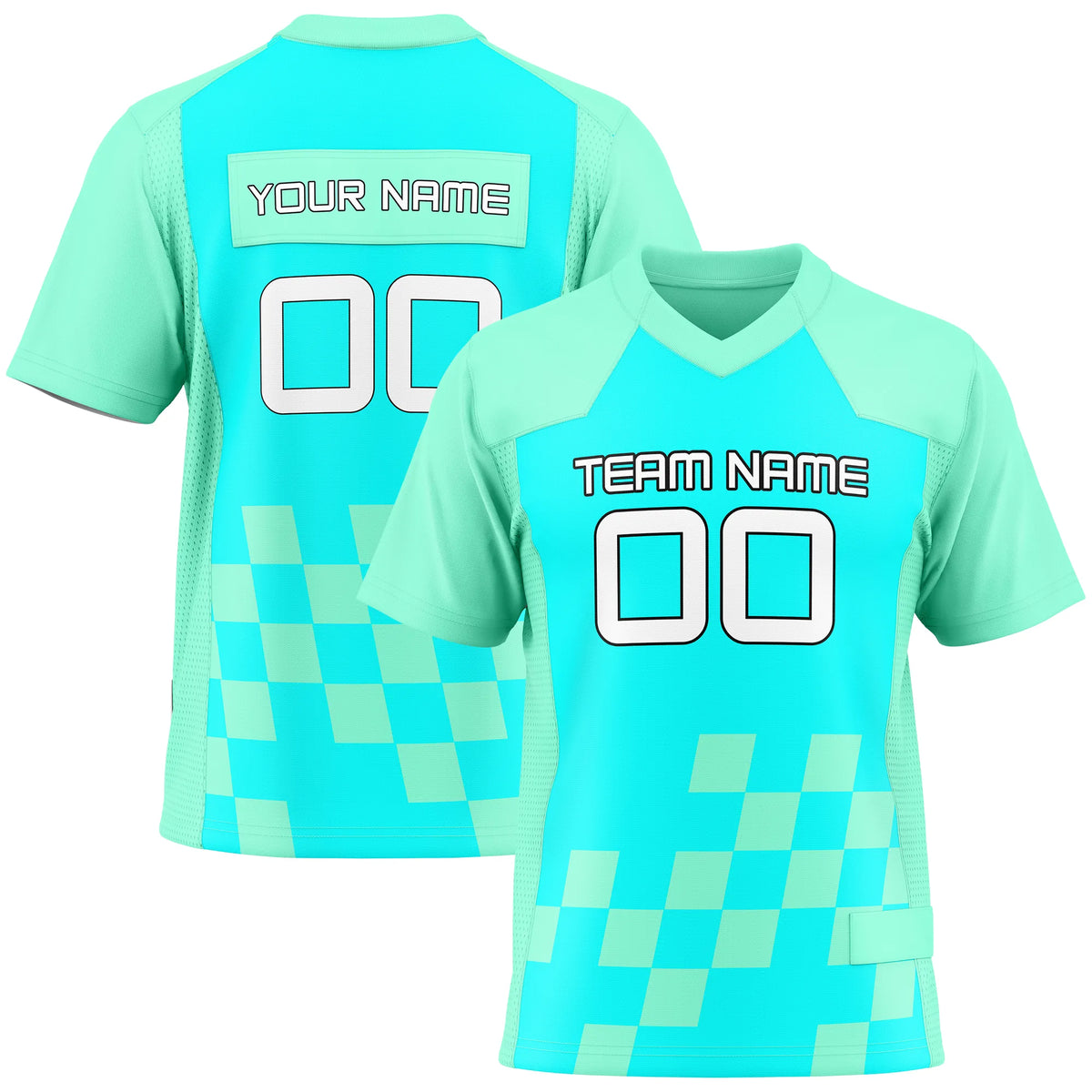 Custom Classic Style D2 Flag Football Jersey Personalized Uniform with Name &amp; Number