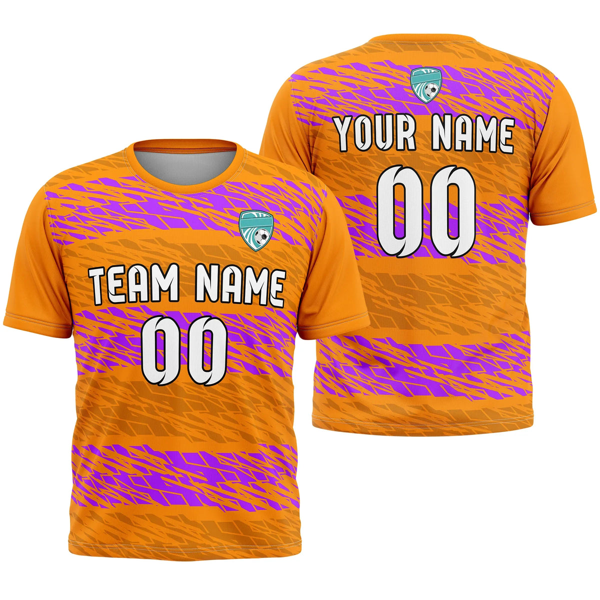 Custom R-Full Pattern D2 Soccer Jersey Personalized Football Uniform with Name & Number