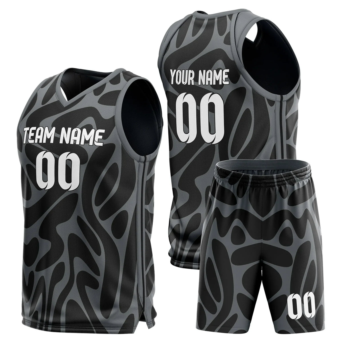Custom Graphti Pattern Sets Prime Safari Sports Jersey Personalized Uniform with Name & Number