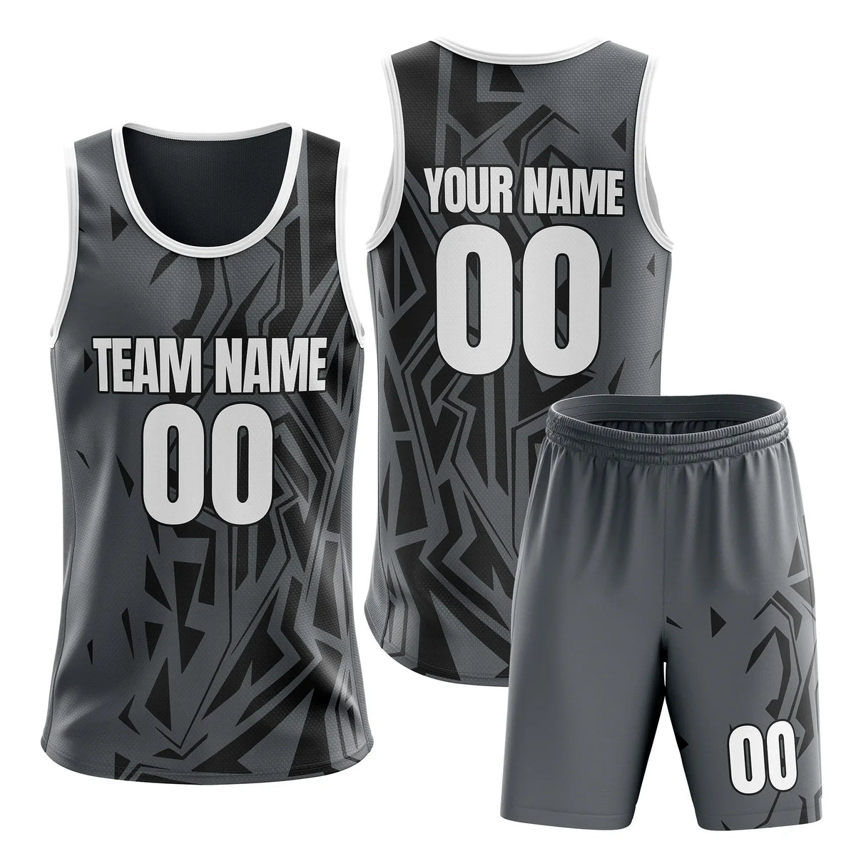 Custom Colour Block Set Hoop Fusion Sports Jersey Personalized Uniform with Name & Number