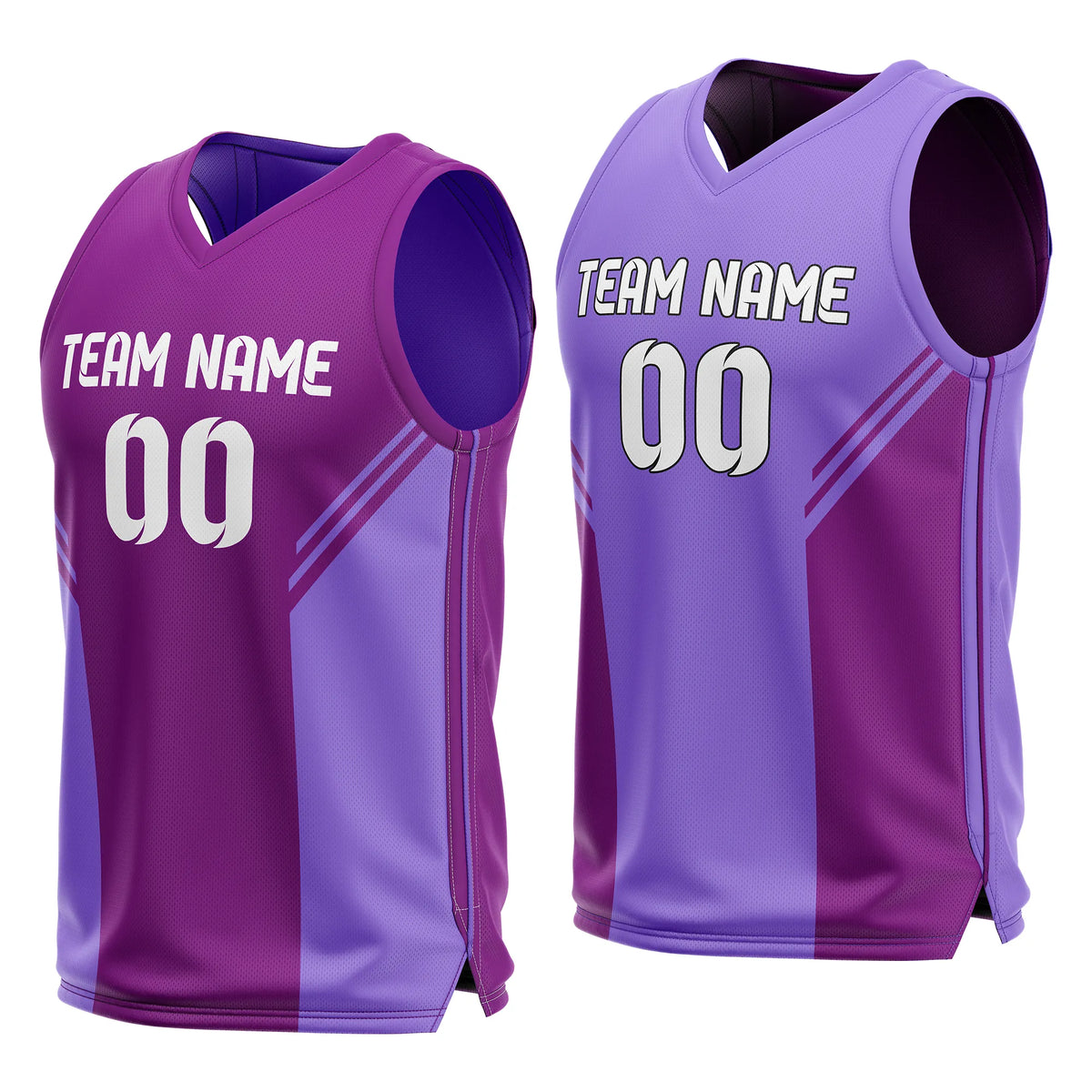 Custom Triple Slash Reversible Top Sports Jersey Personalized Uniform with Name & Number
