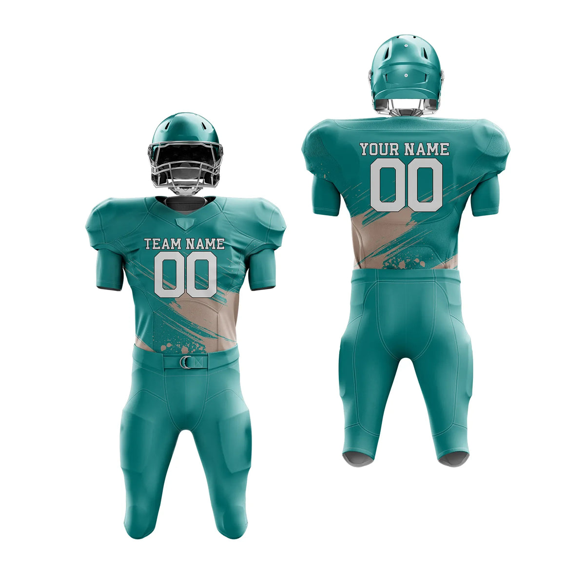 Custom Personalized D2 Drift Fashion American Football Jersey with Name, Number & Team Logo