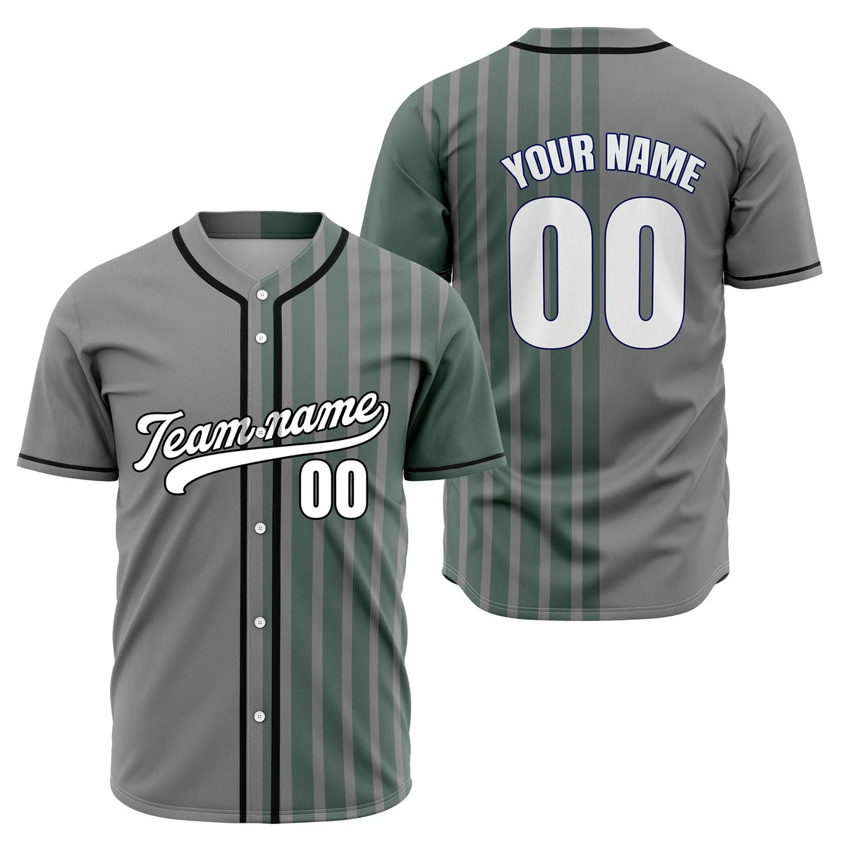 Custom Rival Lines Baseball Sports Jersey Personalized Uniform with Name & Number
