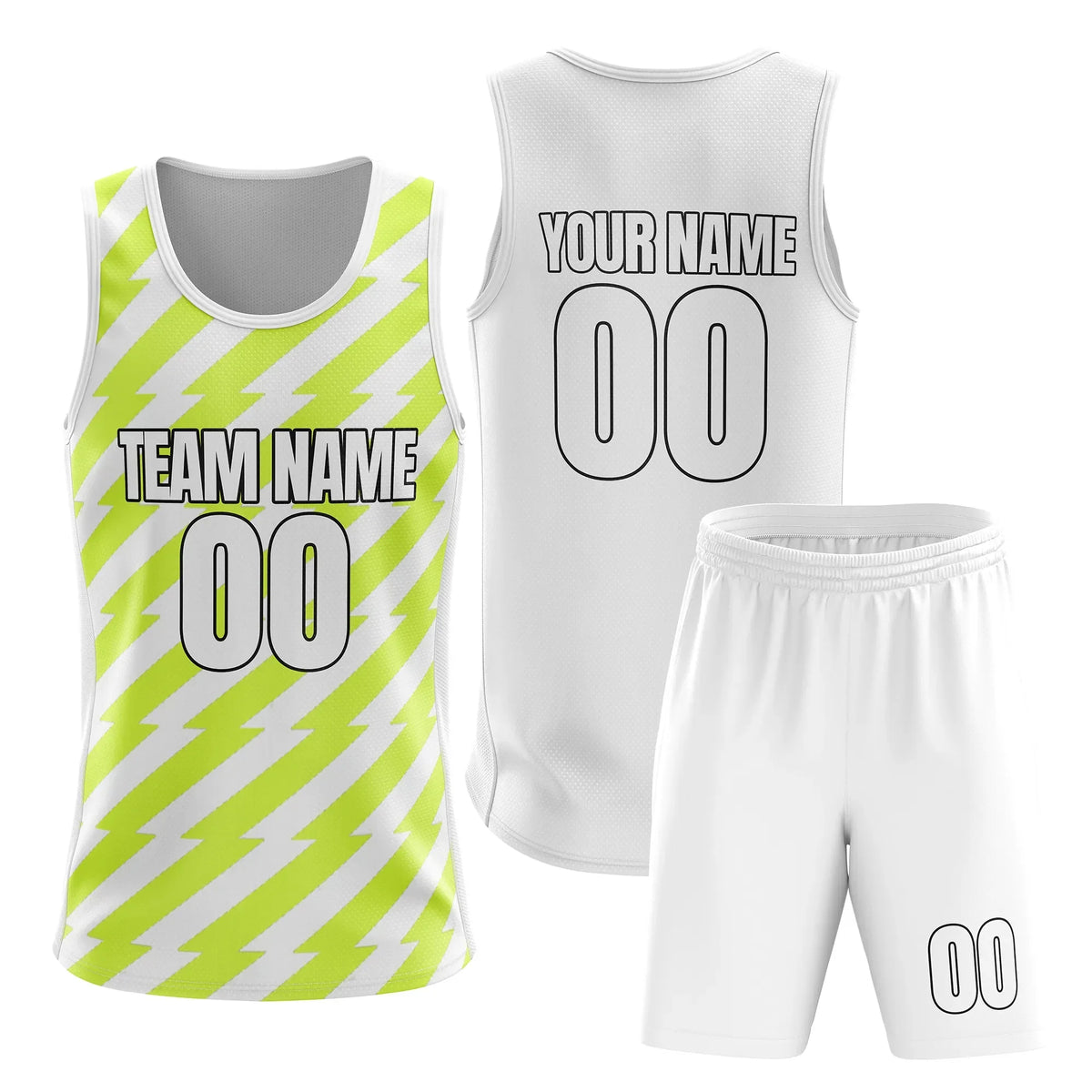 Custom Flash Strike Split Fashion Set Sports Jersey Personalized Uniform with Name & Number