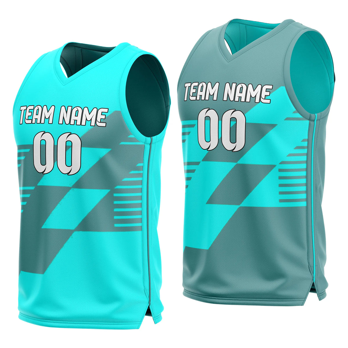 Custom Apex Cut Reversible Top Sports Jersey Personalized Uniform with Name & Number