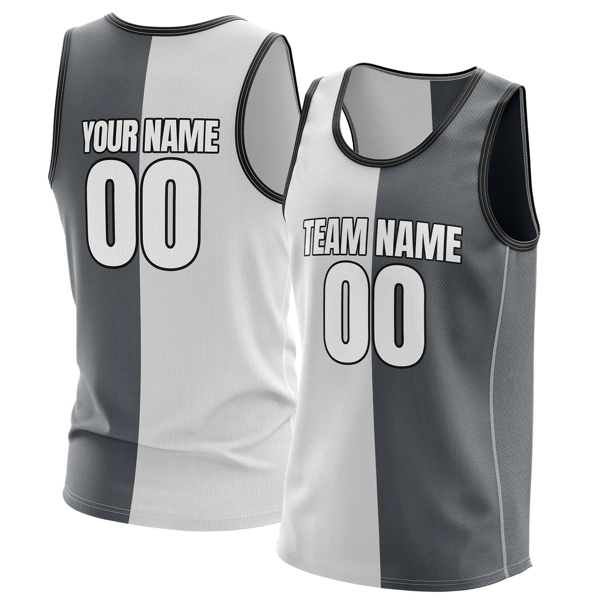 Custom Twin Panel Slip Fashion Tops Sports Jersey Personalized Uniform with Name & Number