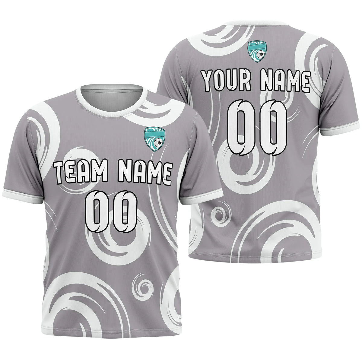 Custom Abstract Pattern D1 Soccer Jersey Personalized Football Uniform with Name & Number