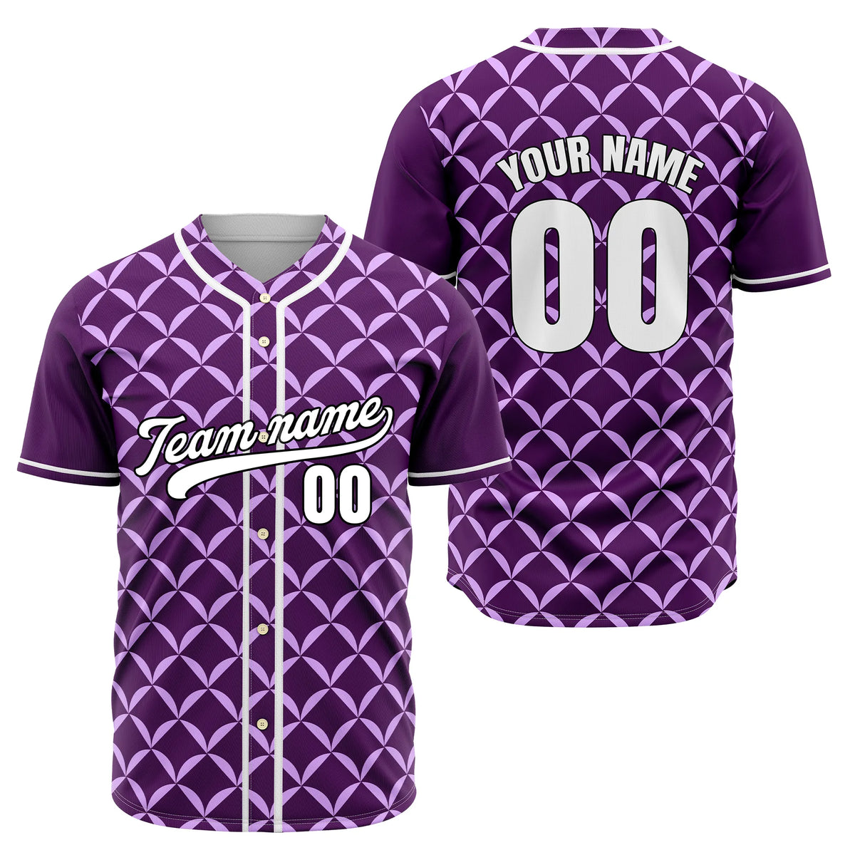 Custom Crystal Grid Baseball Sports Jersey Personalized Uniform with Name & Number
