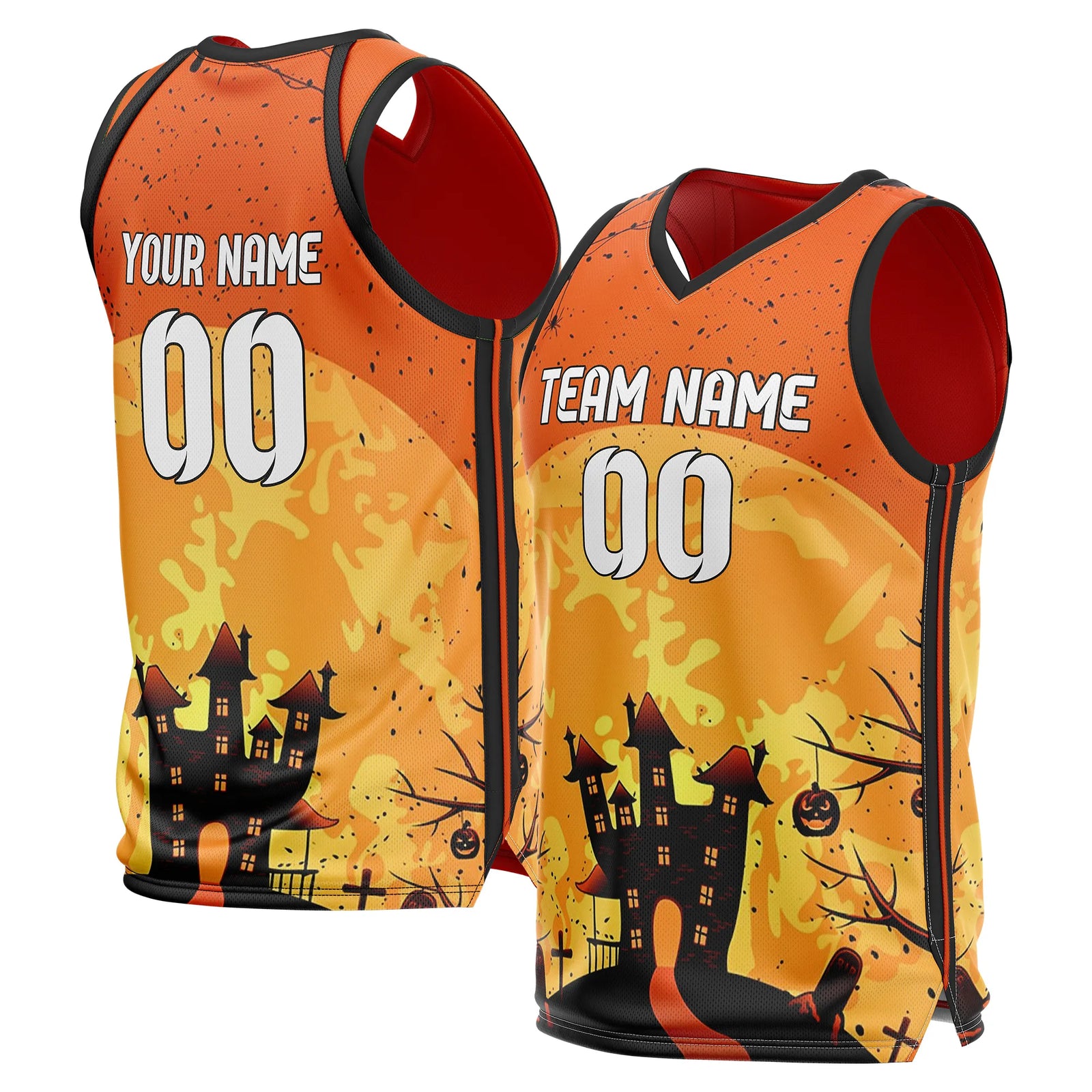 Custom Basketball Hauntmoon Sports Jersey Personalized Uniform with Name & Number