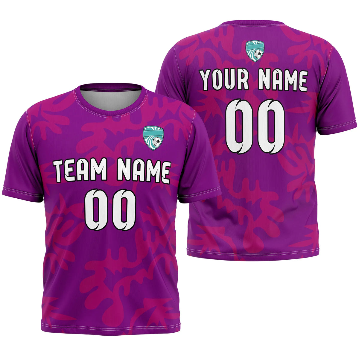 Custom Graffiti Pattern D4 Soccer Jersey Personalized Football Uniform with Name & Number