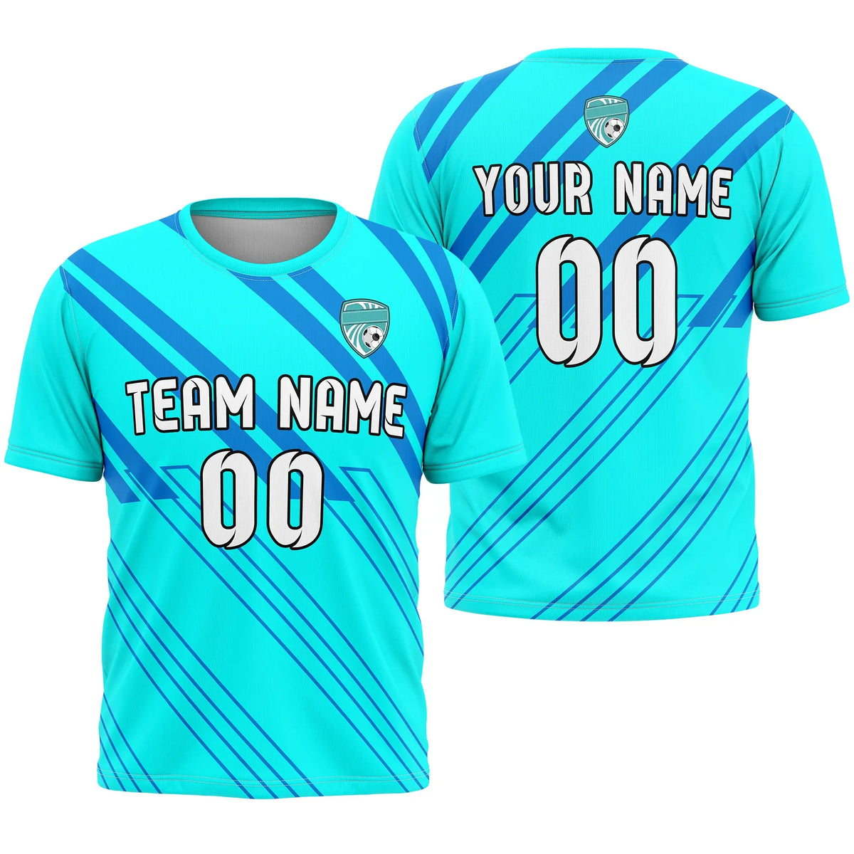Custom Strip Fashion D4 Soccer Jersey Personalized Football Uniform with Name &amp; Number
