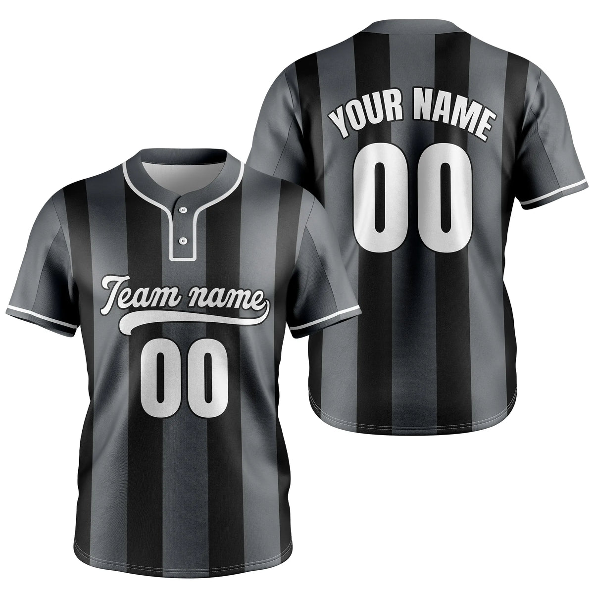 Custom Dugout Stripes Baseball Aqua Sports Jersey Personalized Uniform with Name & Number