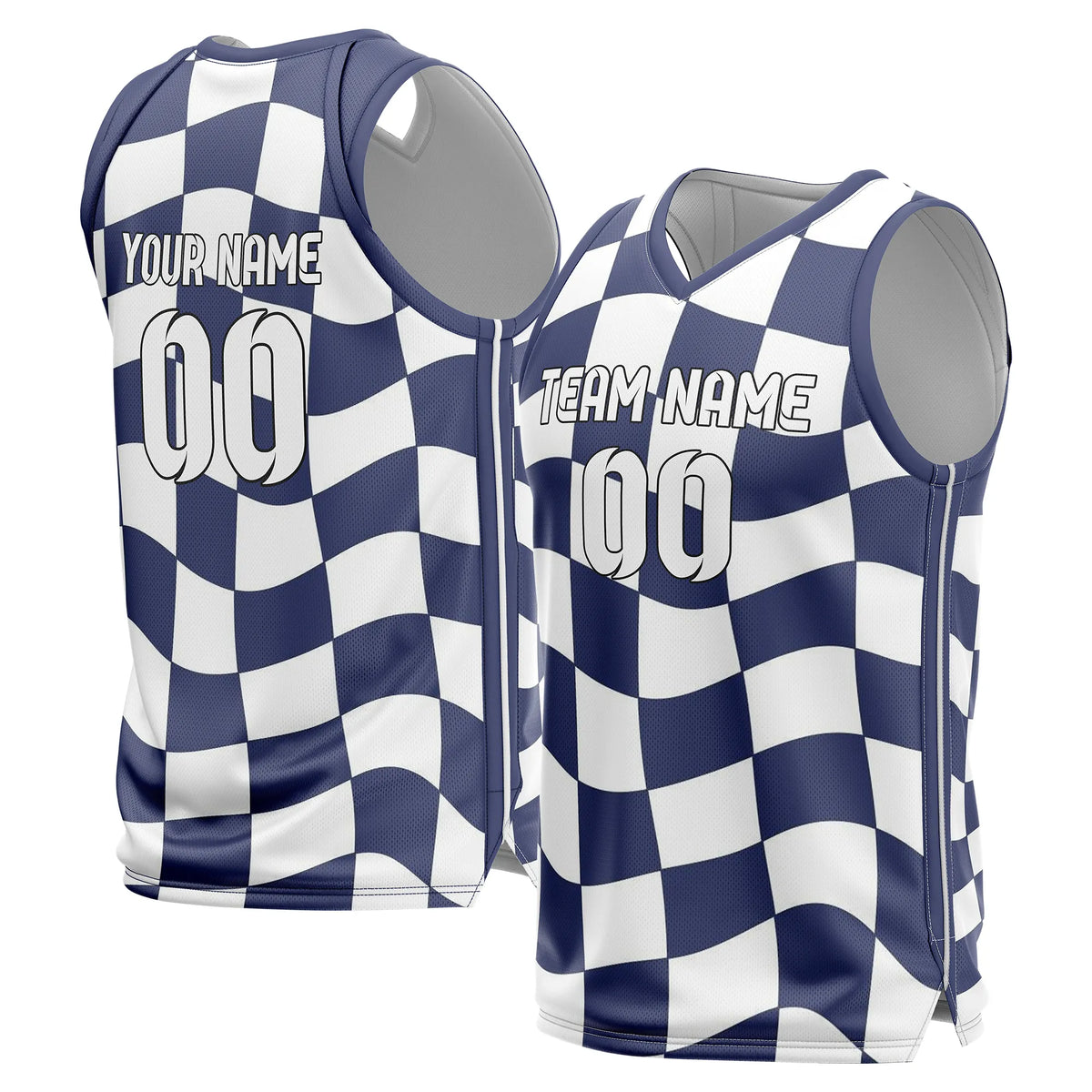 Custom Geo-Fusion Printed Jersey Sports Jersey Personalized Uniform with Name & Number