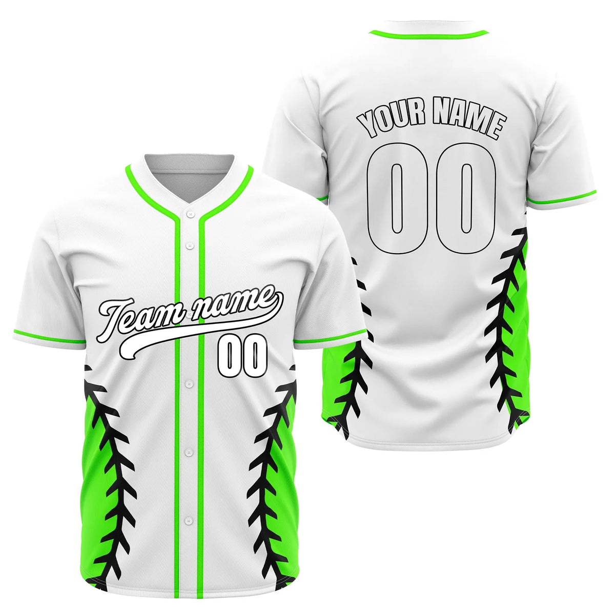 Custom Arc Line Baseball Sports Jersey Personalized Uniform with Name & Number