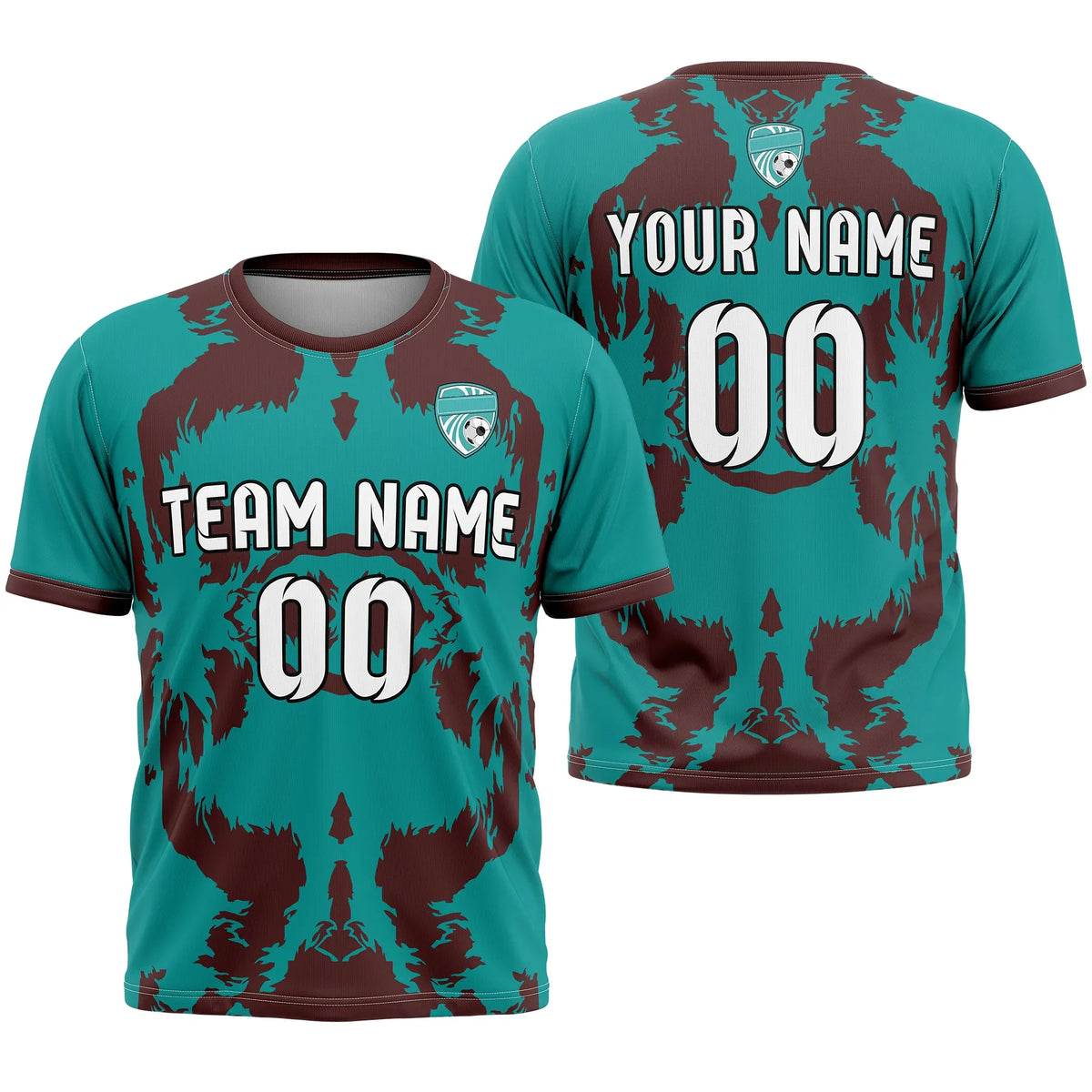 Custom Abstract Pattern D5 Soccer Jersey Personalized Football Uniform with Name & Number
